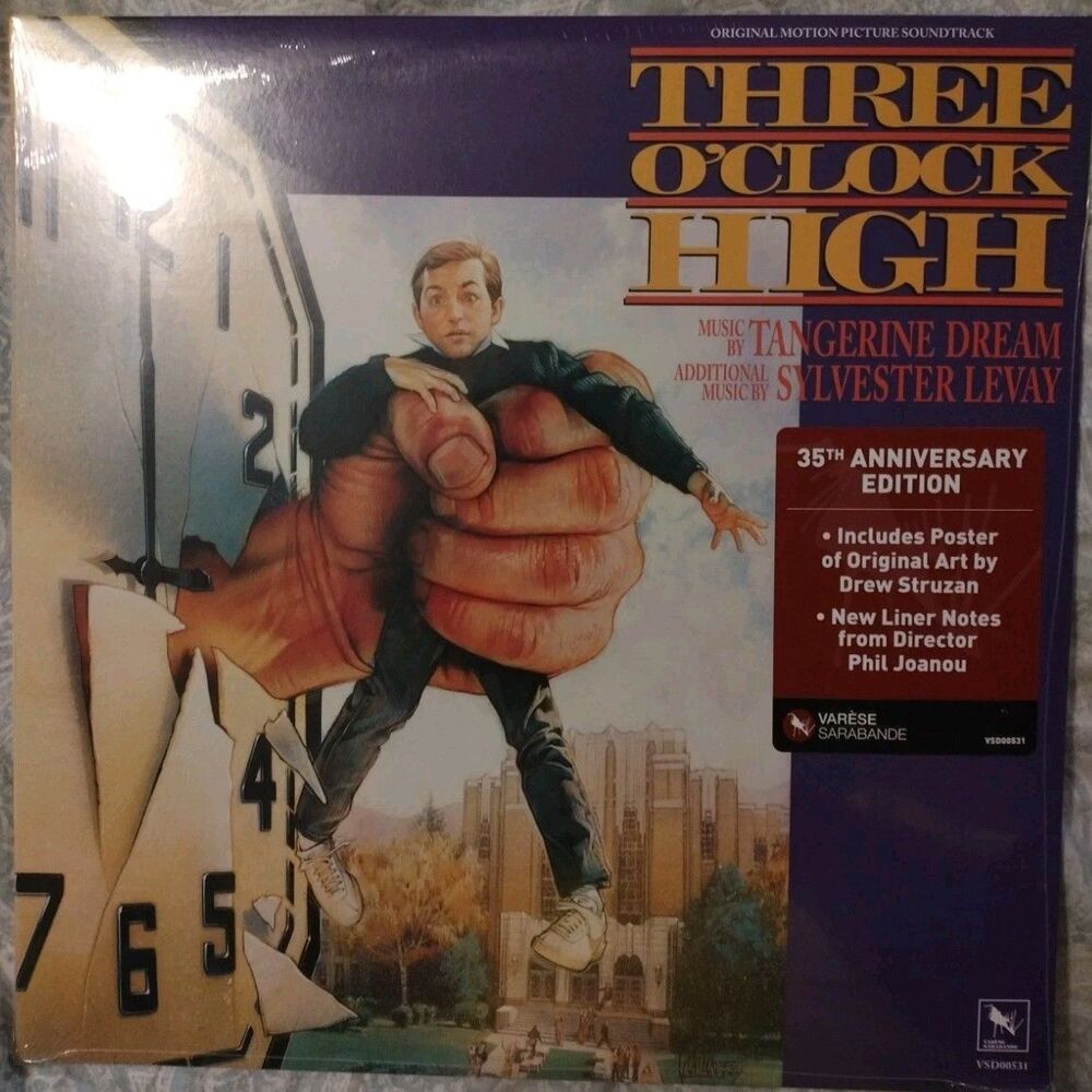 New LP VINYL Tangerine Dream Sylvester Levay Three O'Clock High: Original Motion